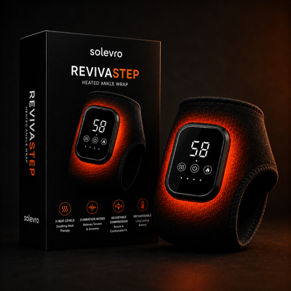 RevivaStep Heated Compression Ankle Wrap