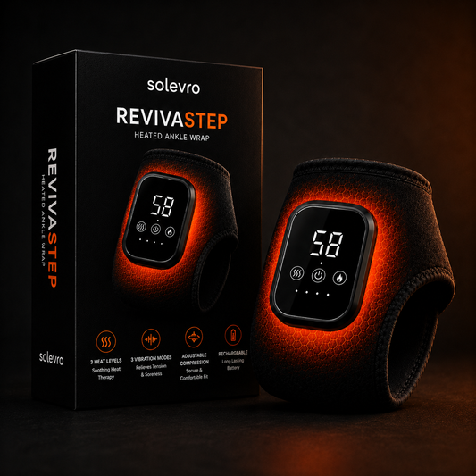 RevivaStep Heated Compression Ankle Wrap