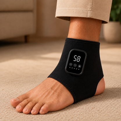 RevivaStep Heated Compression Ankle Wrap